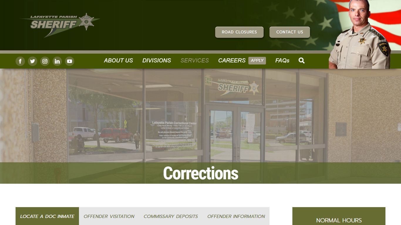 Locate a Department of Corrections Inmate | Lafayette Parish Sheriff's ...